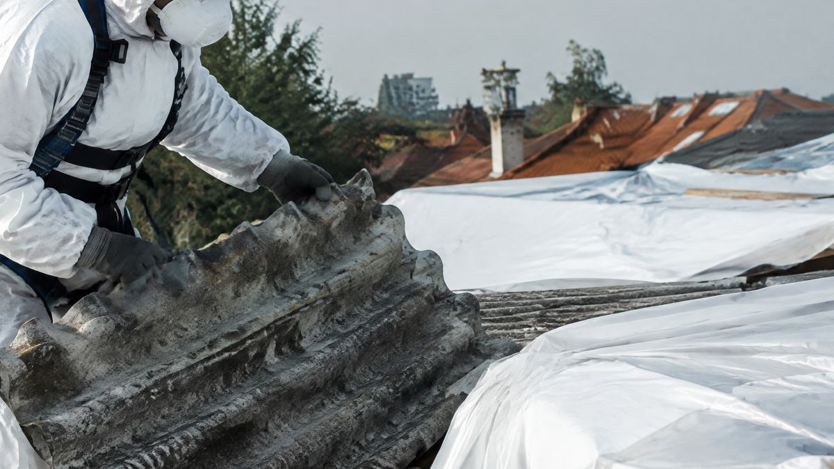 Dakpannen op een woning