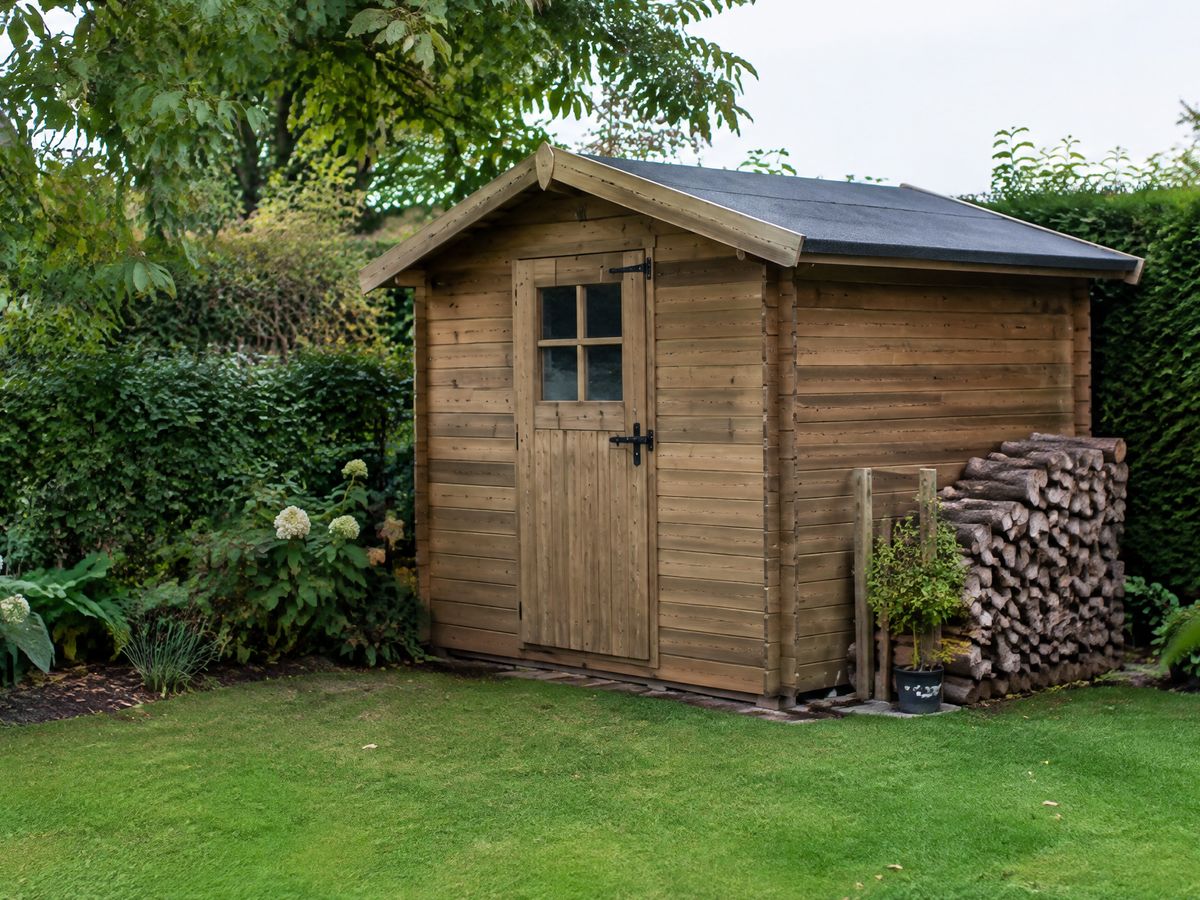 Verzorgde tuin met terras